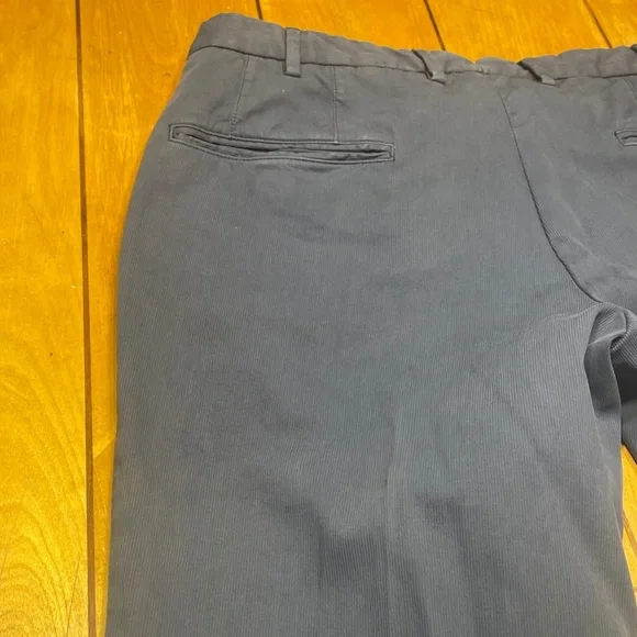 Incotex Slowear Chino Pants Slim Straight Navy Flat Front 32x30 NICE!! - Picture 10 of 16